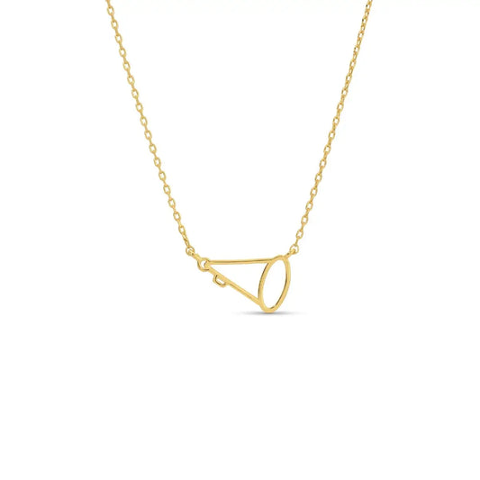 Game Day Minimalist Megaphone Sports Necklace