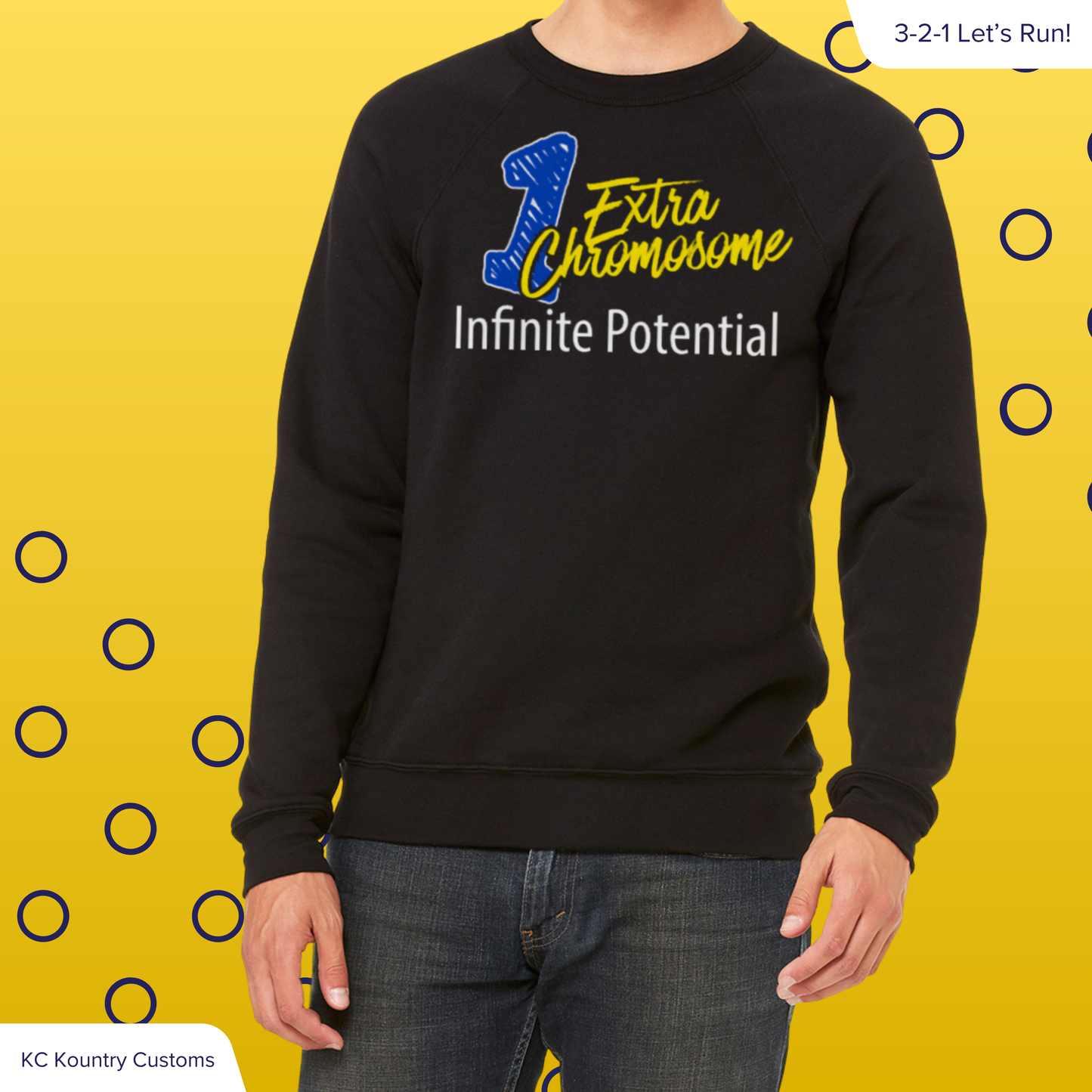 1 Extra Chromosome - Infinite Potential - CREWNECK