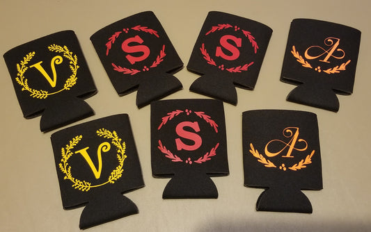 Monogram Can Koozie