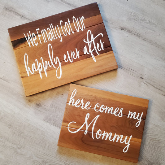 Wedding Aisle Signs