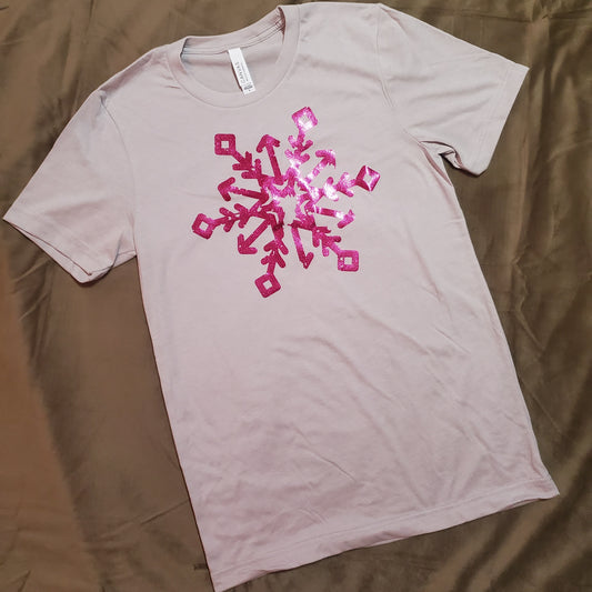 Distressed Snowflake Tee