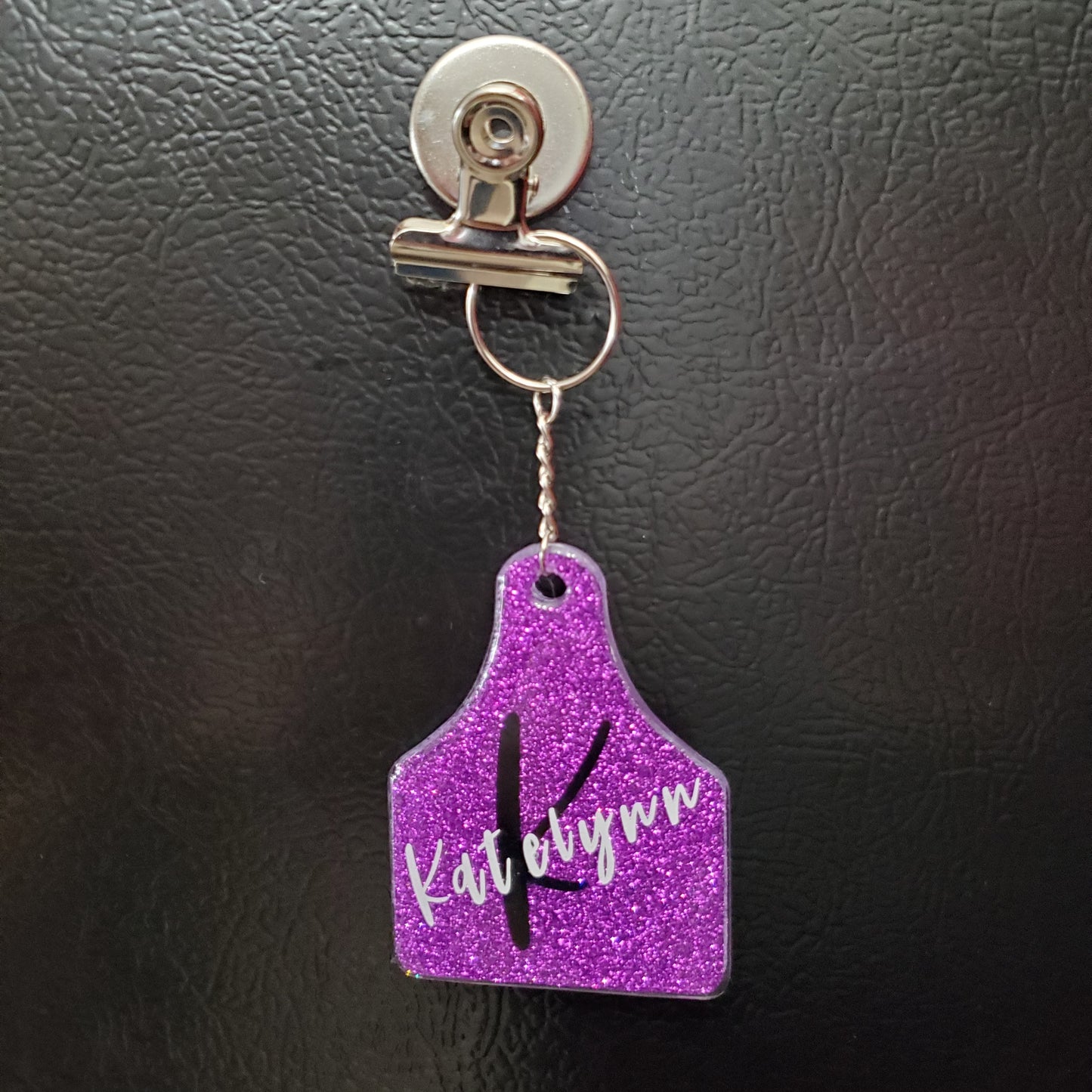 Ear Tag Keychain