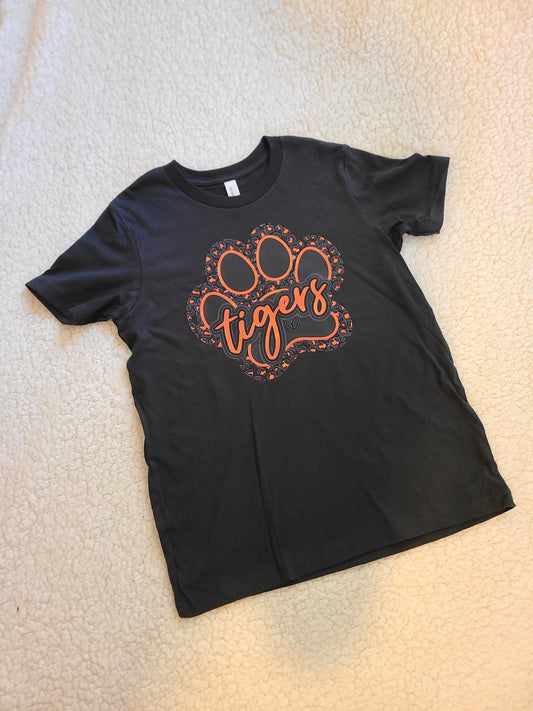 Tigers Cheetah Paw Youth Tee