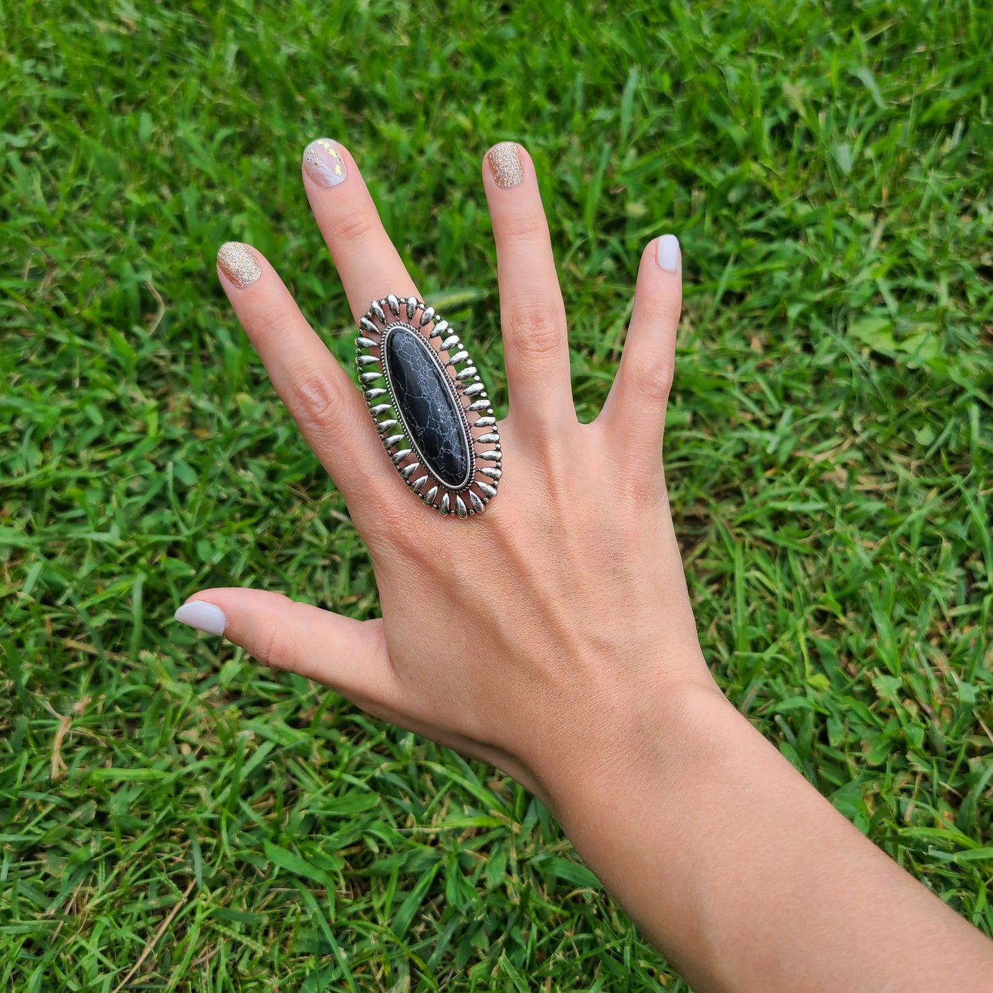 Oversized Oval Ring