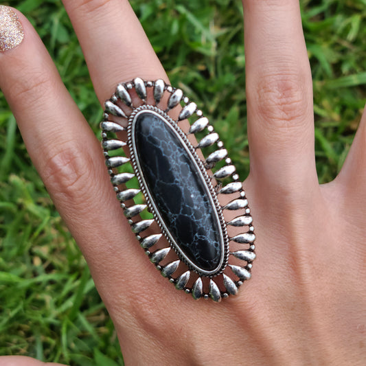 Oversized Oval Ring