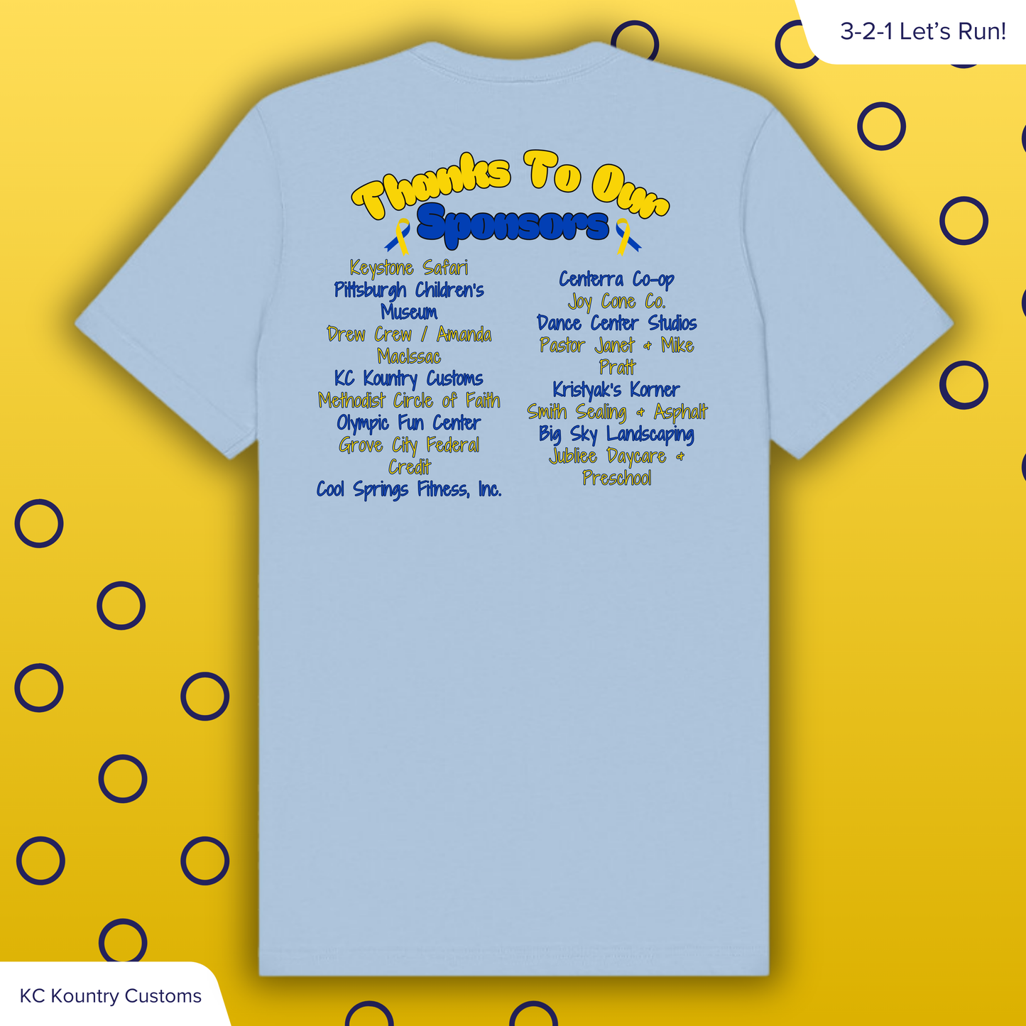 OFFICIAL 3-2-1 Race Shirt - TODDLER