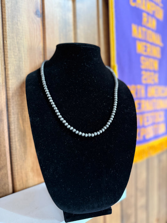 23” 6mm Navajo Pearl Necklace