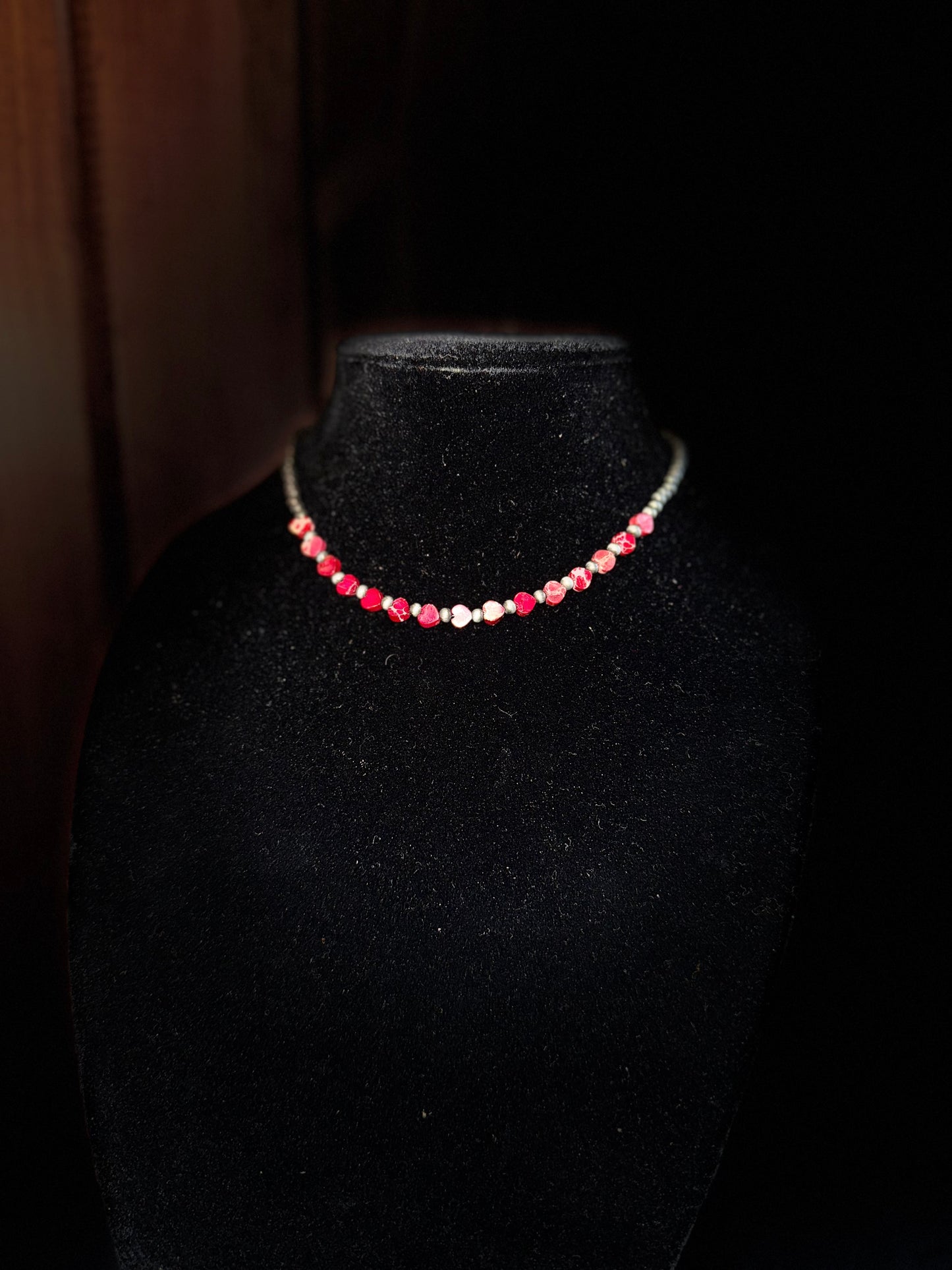 Navajo & Red Heart Necklace