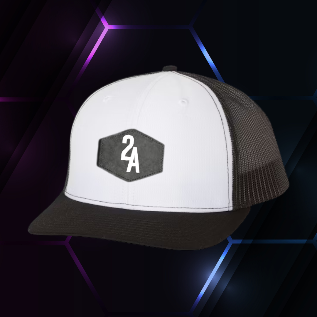 2A White/Black Richardson 112 w/ Patch