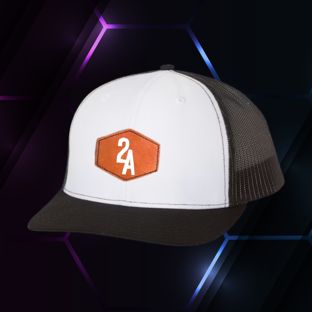 2A White/Black Richardson 112 w/ Patch