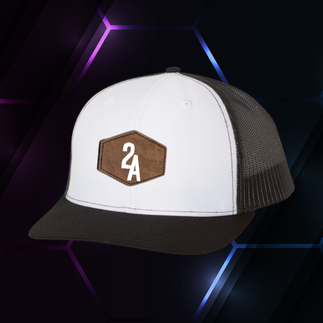 2A White/Black Richardson 112 w/ Patch