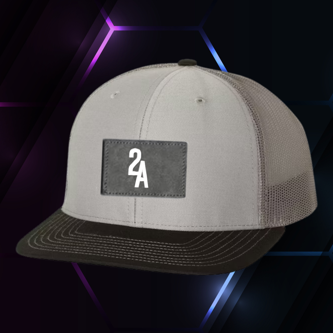 2A Grey/Charcoal/Black Richardson 112 w/ Patch