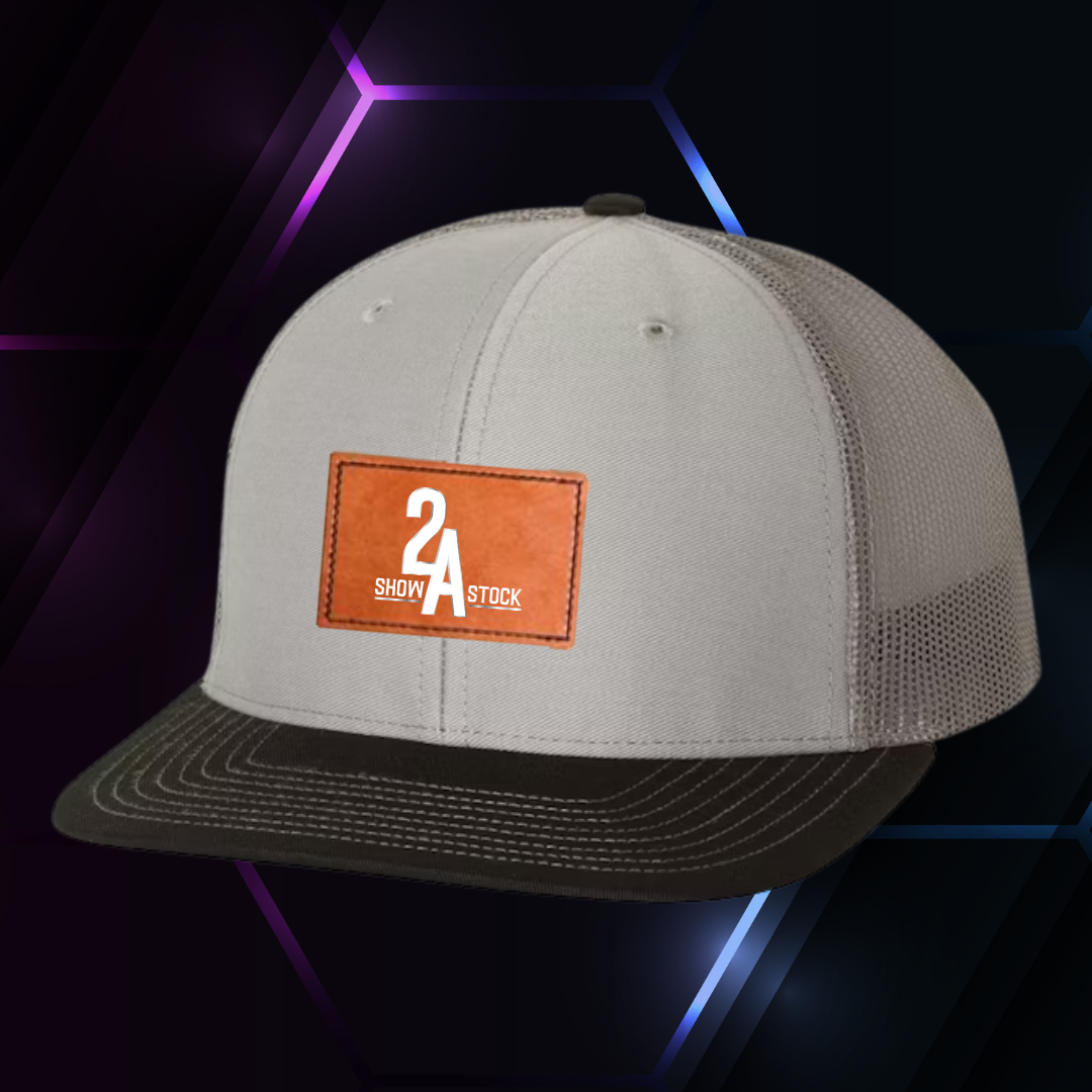 2A Grey/Charcoal/Black Richardson 112 w/ Patch