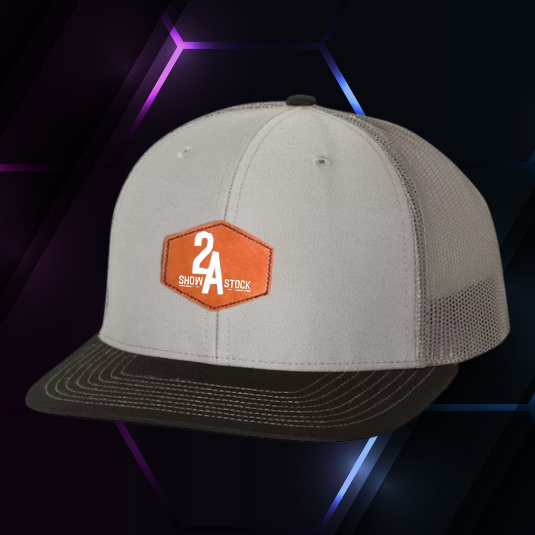 2A Grey/Charcoal/Black Richardson 112 w/ Patch