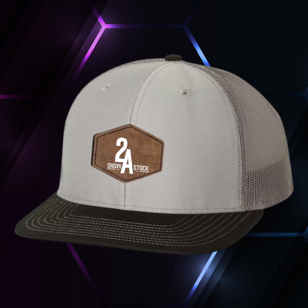 2A Grey/Charcoal/Black Richardson 112 w/ Patch