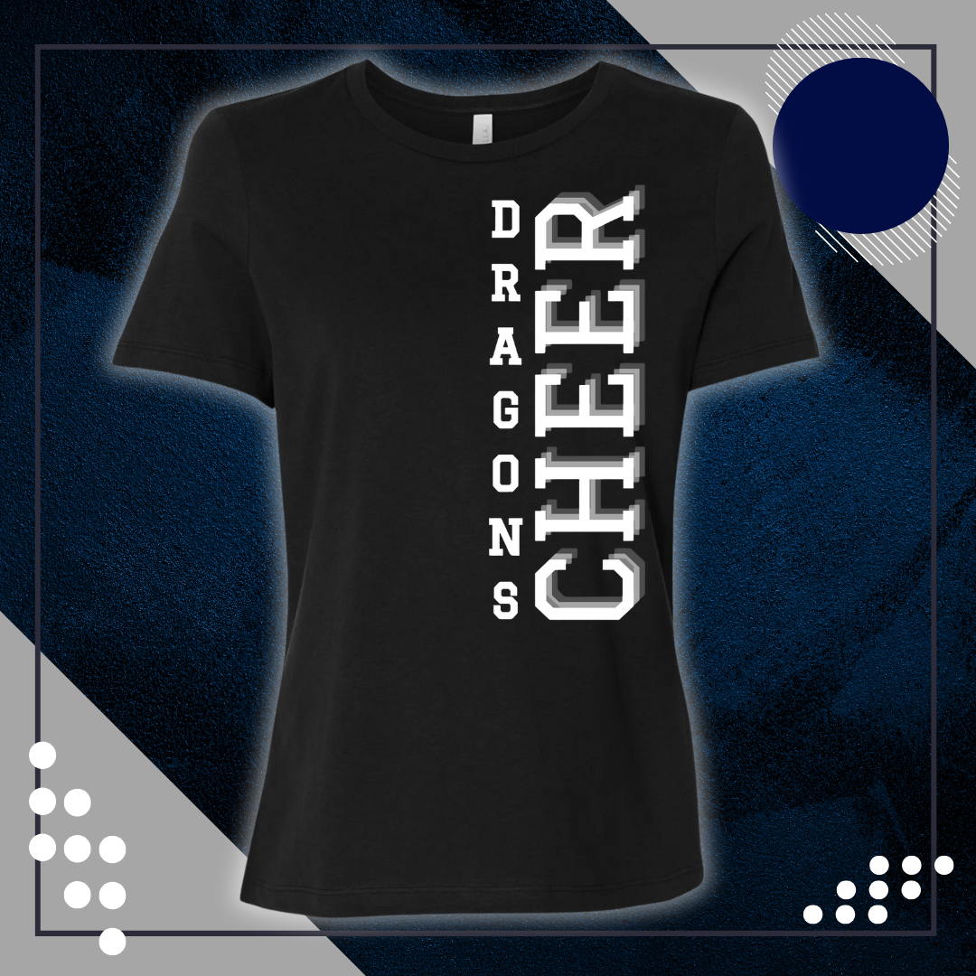 WC Women's Relaxed Black Crew Tee