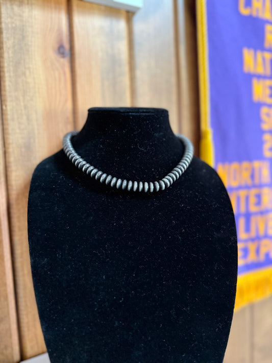 16” 10mm Rounded Navajo Pearl Necklace