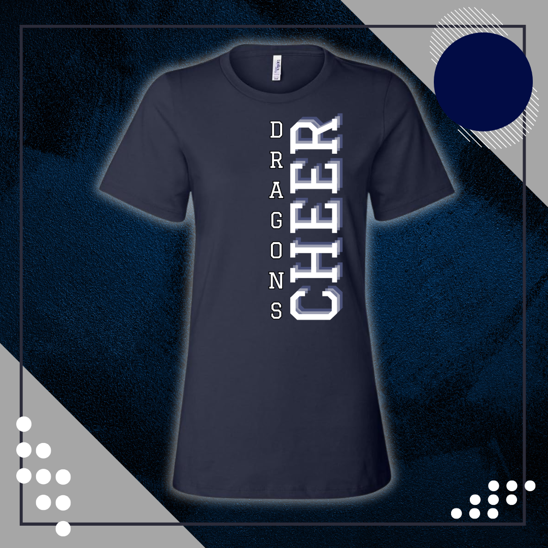 WC Women's Relaxed Navy Crew Tee