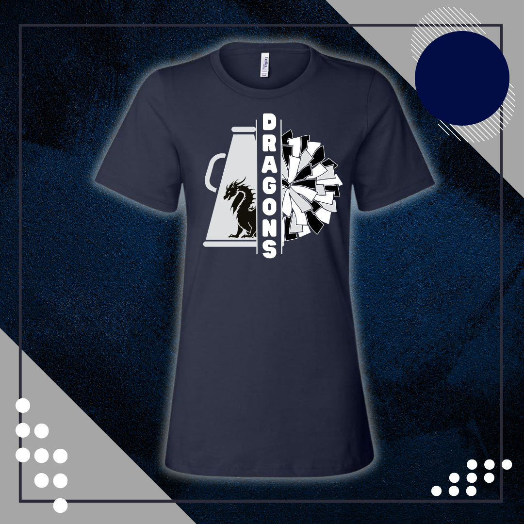 WC Women's Relaxed Navy Crew Tee
