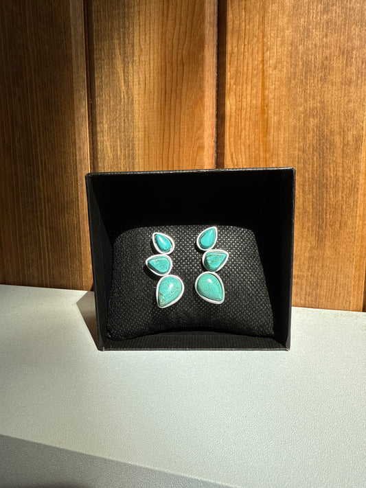 Turquoise Navajo Stud Earrings