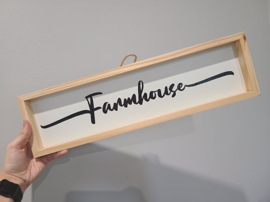 Farmhouse Wooden Sign