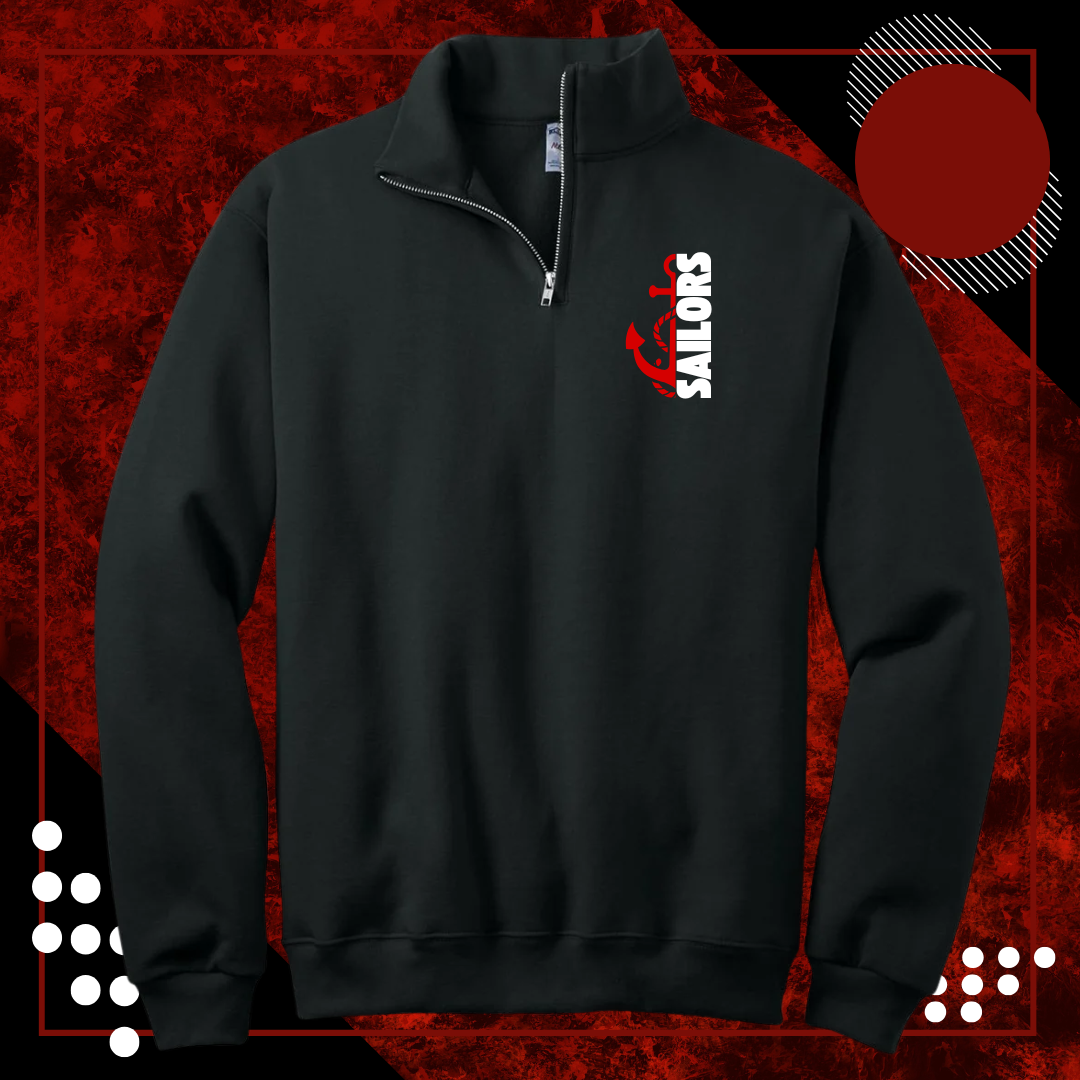 1/4-Zip Cadet Collar Sweatshirt