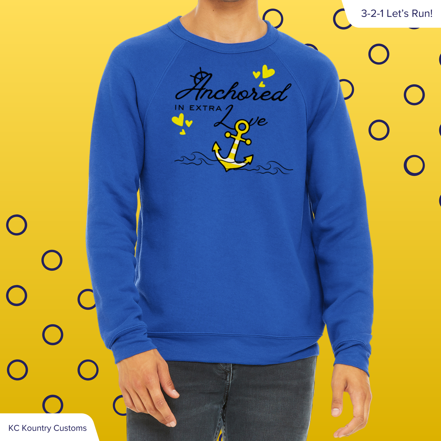 Anchored In Extra Love - CREWNECK