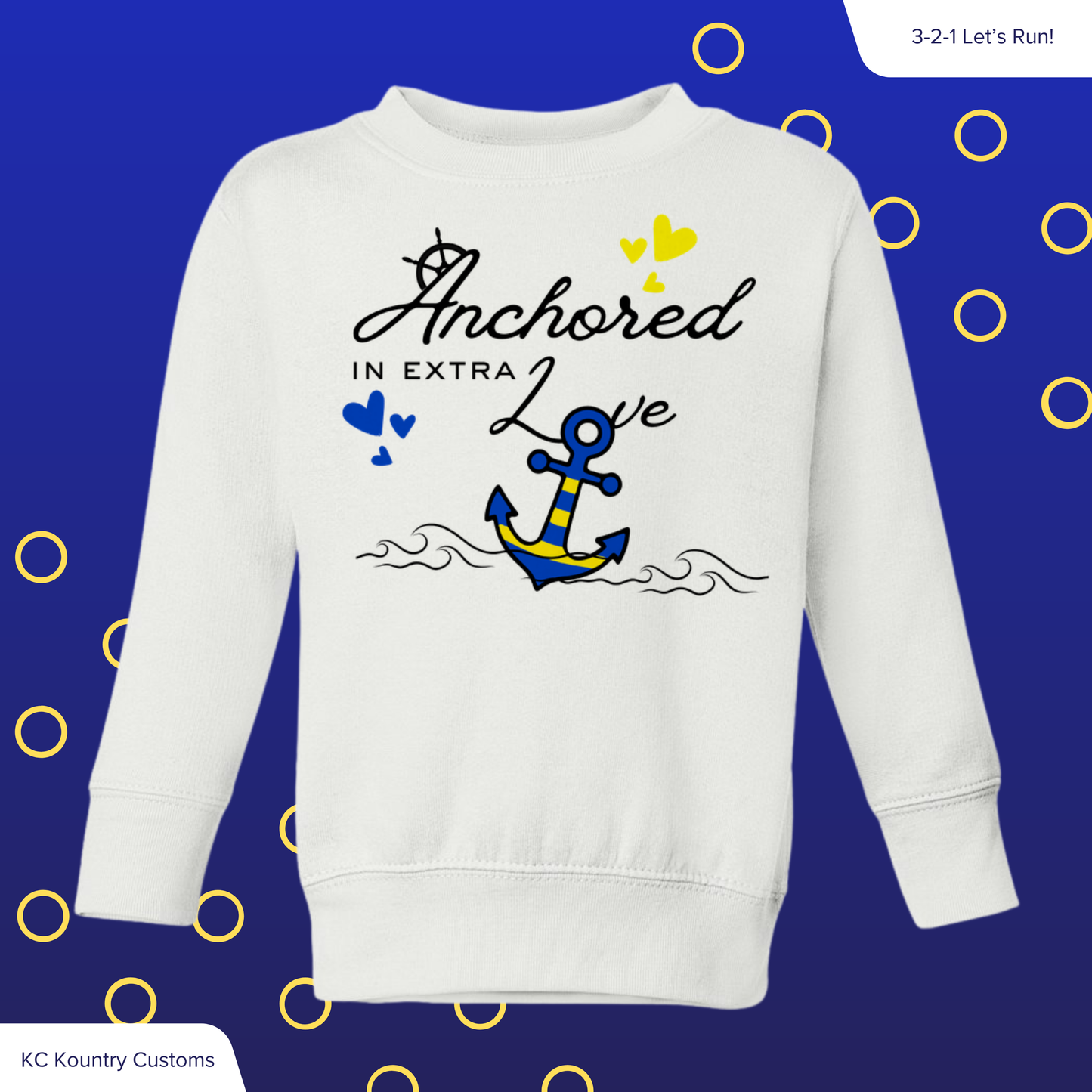 Anchored In Extra Love - CREWNECK