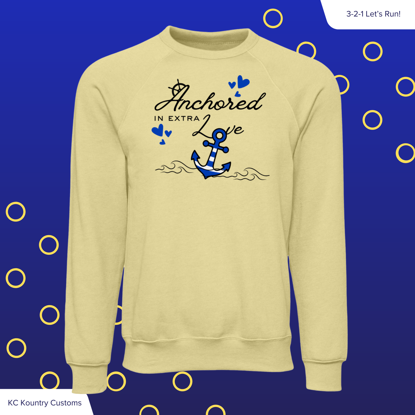 Anchored In Extra Love - CREWNECK