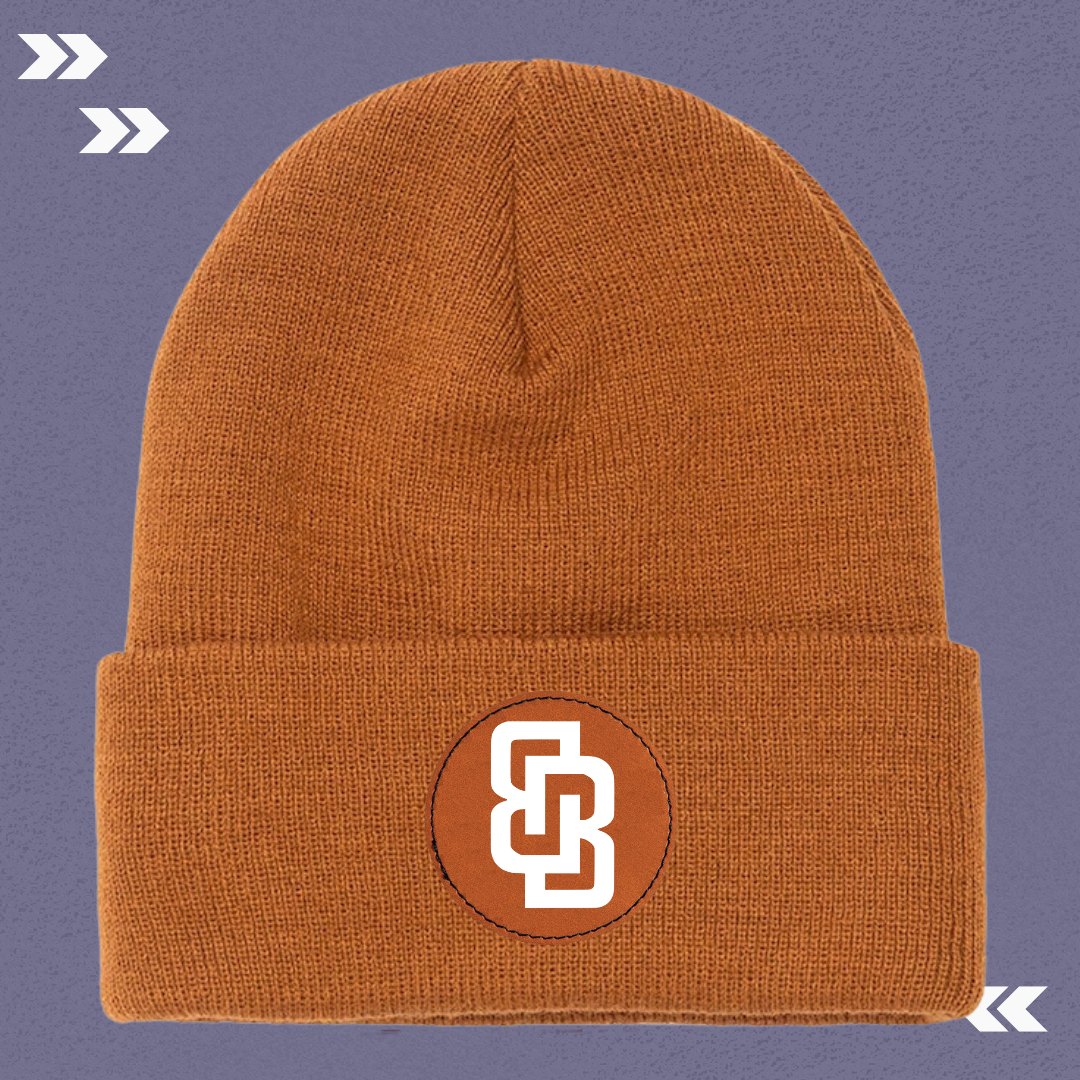 BB Caramel Beanie with Patch