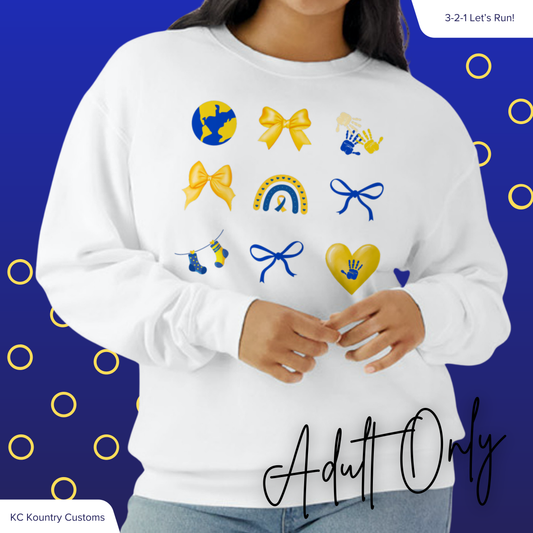 Down Syndrome Awareness Patchwork - CREW (ADULT ONLY)