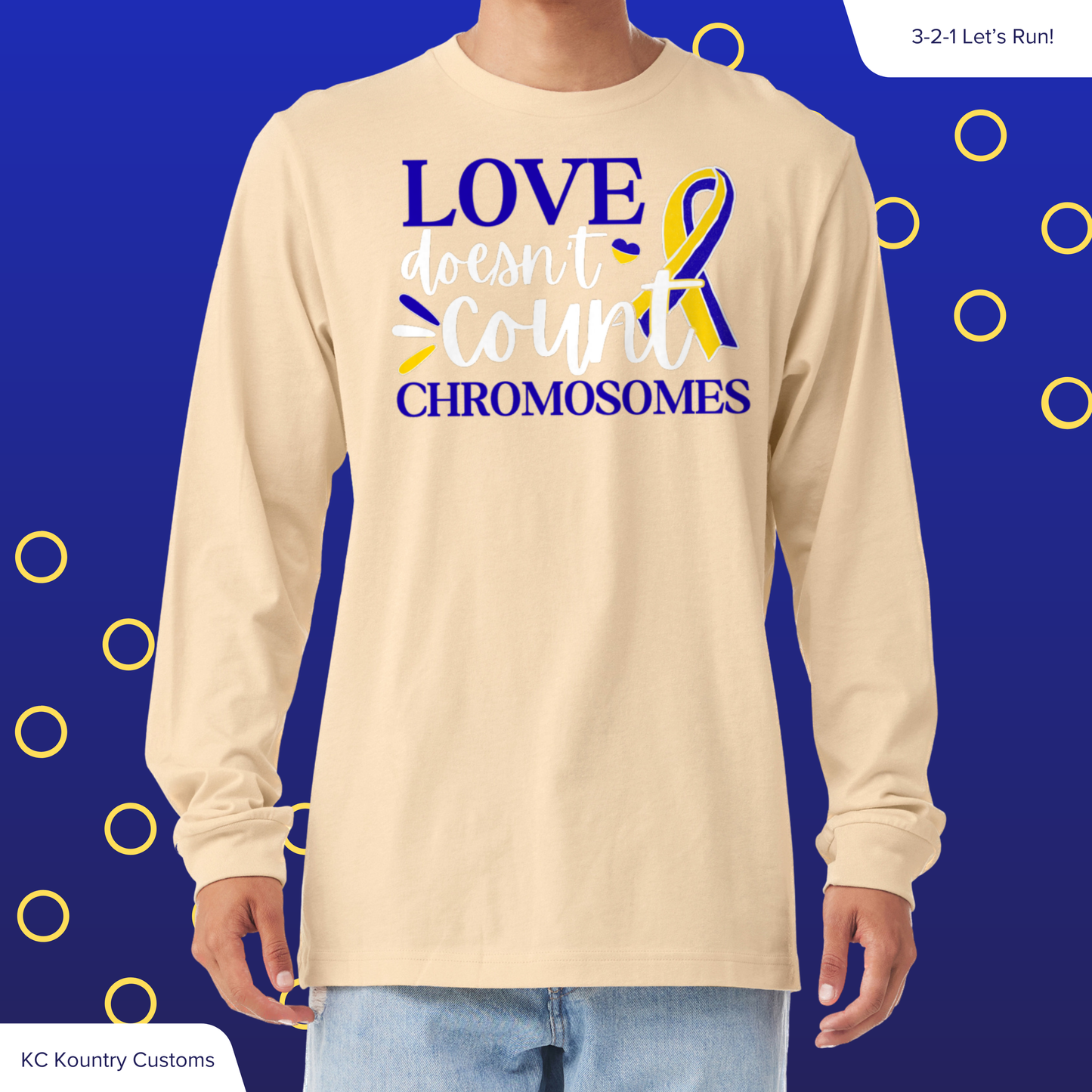 Love Fun Doesn't Count Chromosomes - LONG SLEEVE