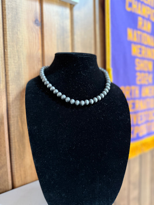 17” 10mm Navajo Pearl Necklace