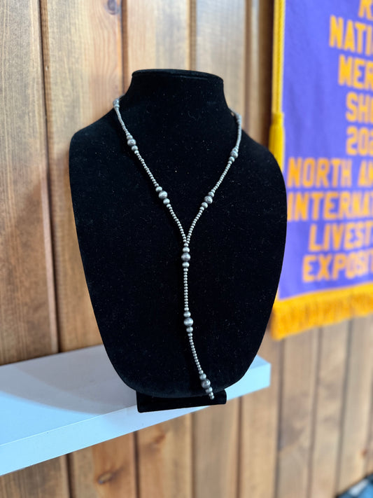 20” Y Navajo Pearl Necklace