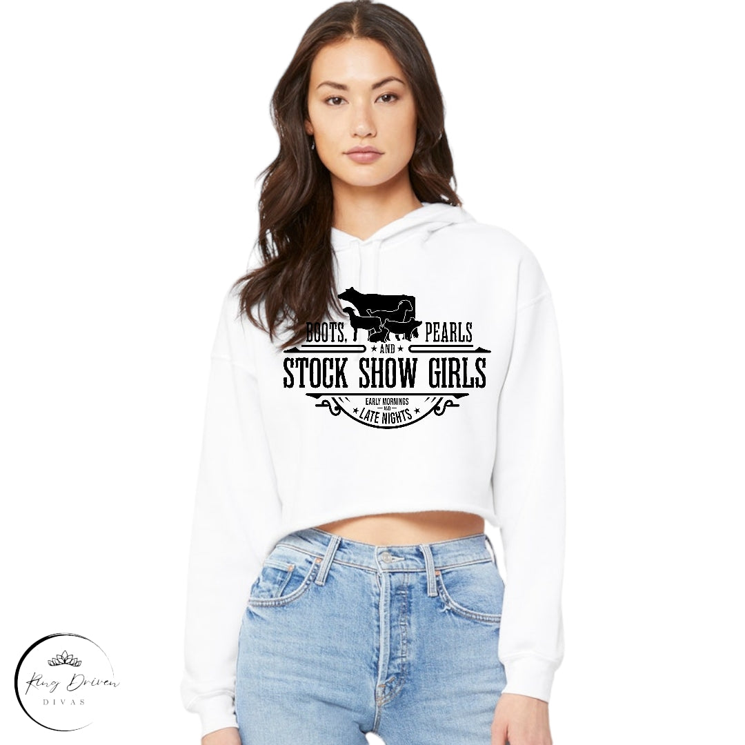 Stock Show Girls *CROPPED* HOODIE