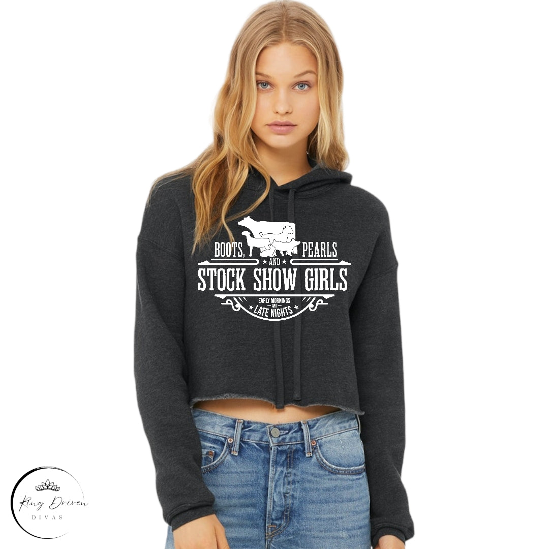 Stock Show Girls *CROPPED* HOODIE