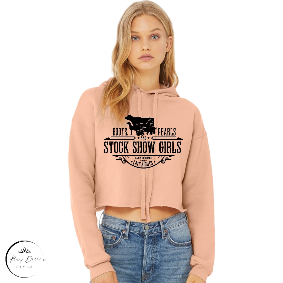 Stock Show Girls *CROPPED* HOODIE