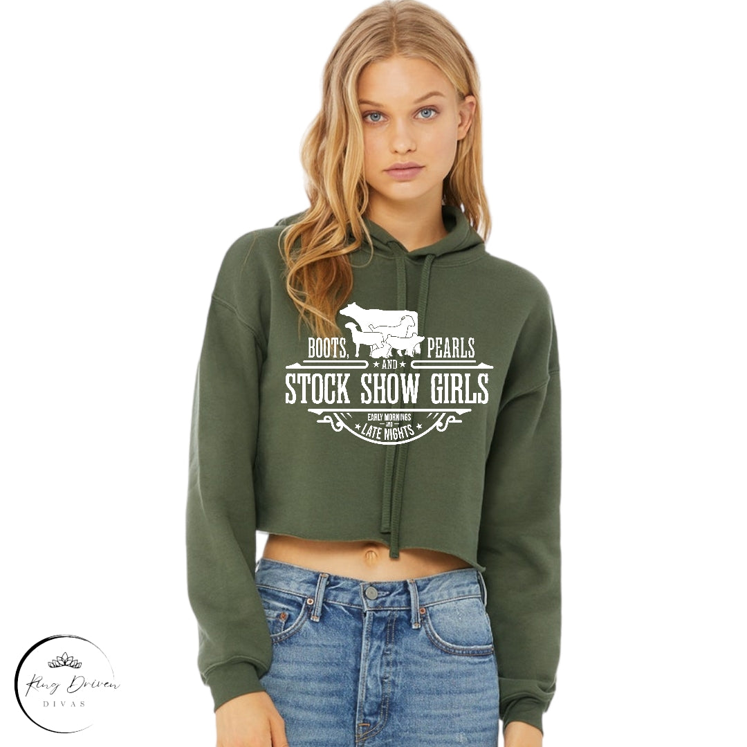 Stock Show Girls *CROPPED* HOODIE