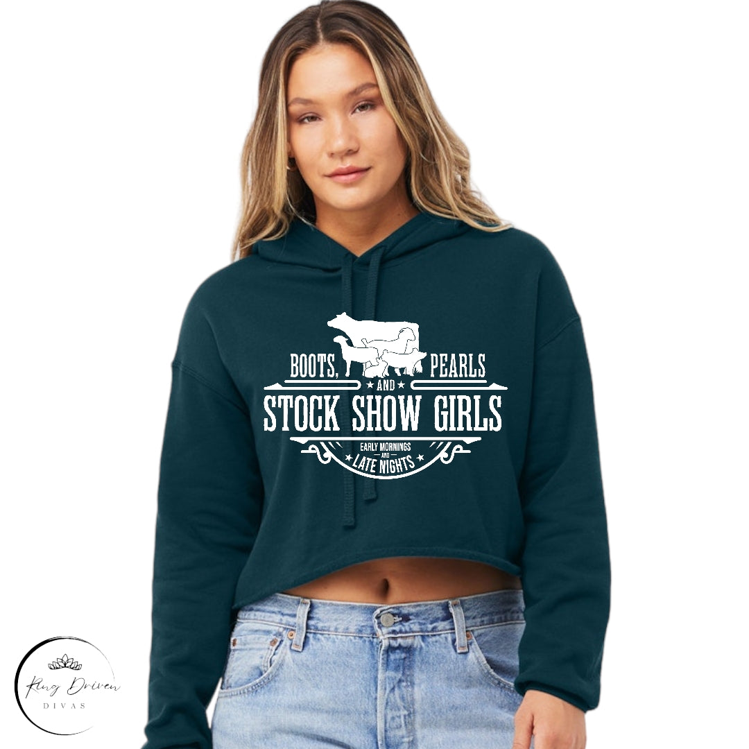 Stock Show Girls *CROPPED* HOODIE