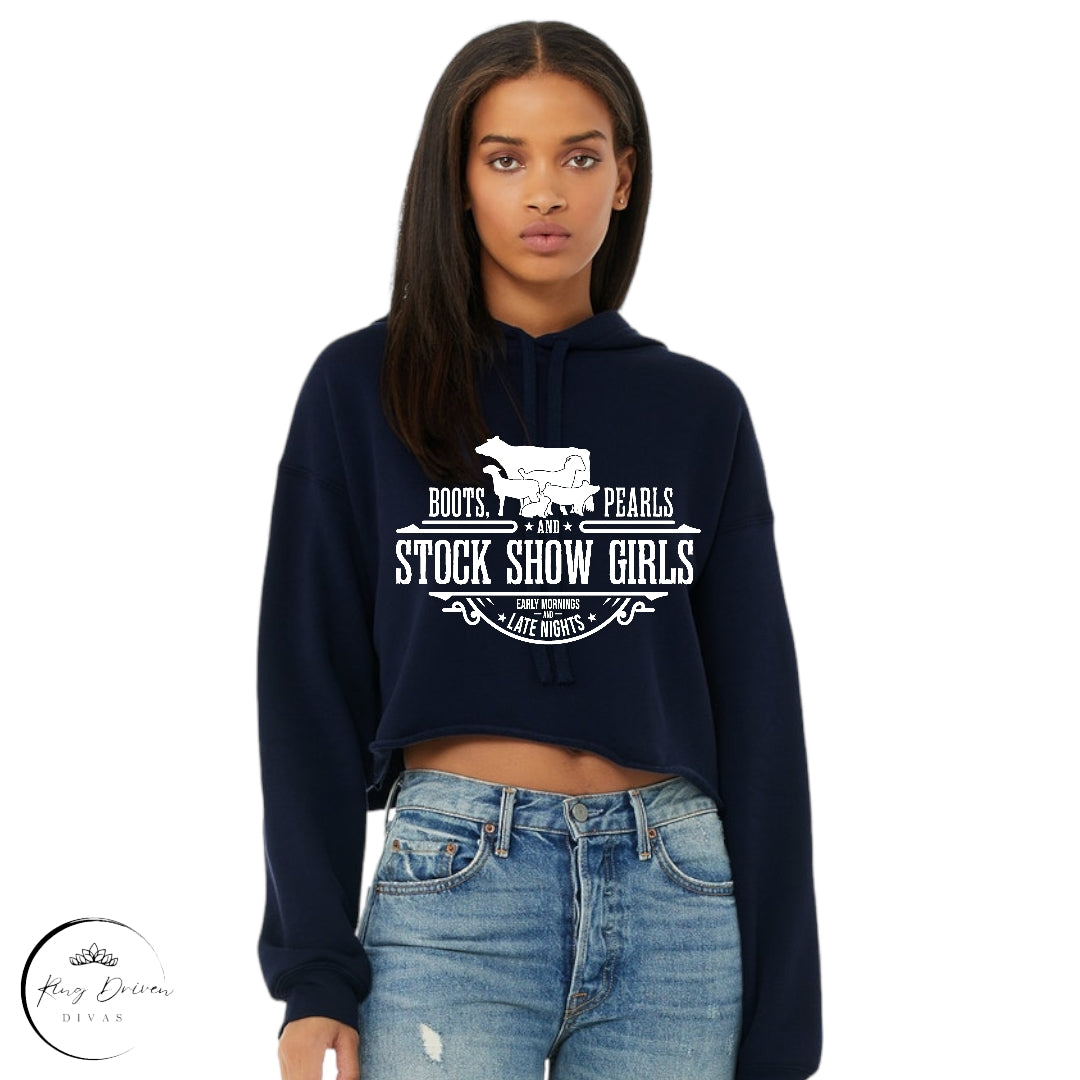 Stock Show Girls *CROPPED* HOODIE