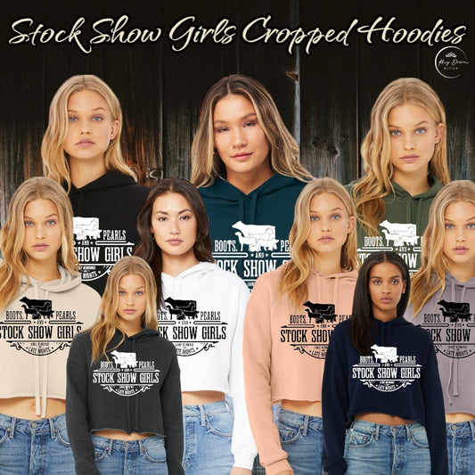 Stock Show Girls *CROPPED* HOODIE