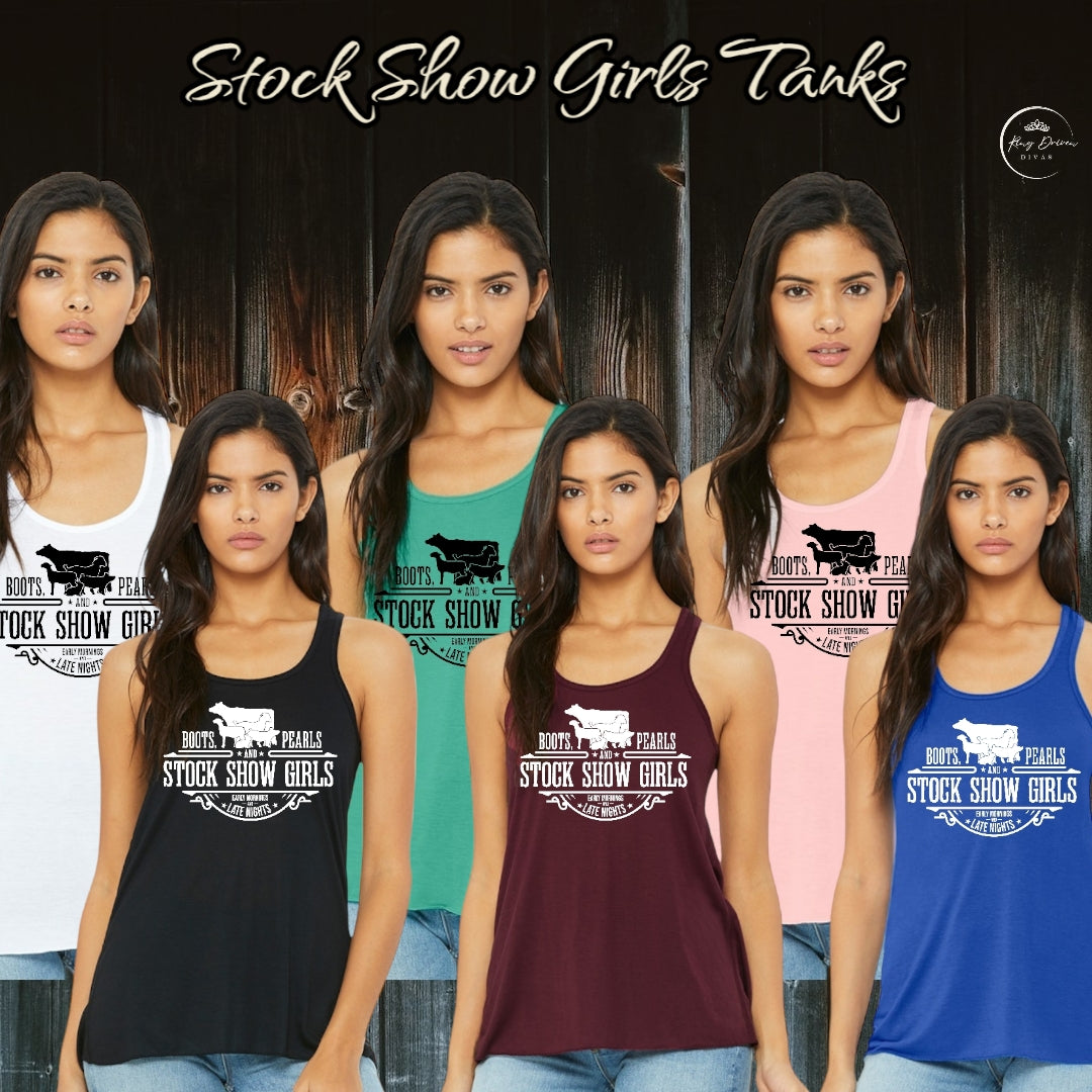 Stock Show Girls RACERBACK TANK