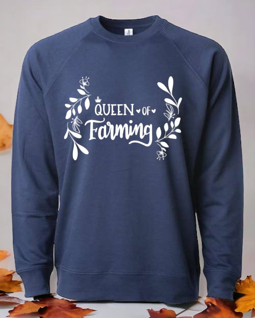 Queen of Farming CREWNECK