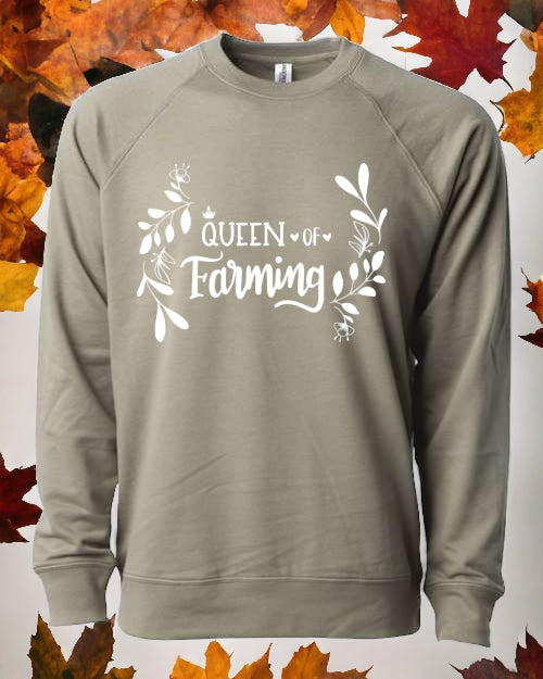 Queen of Farming CREWNECK