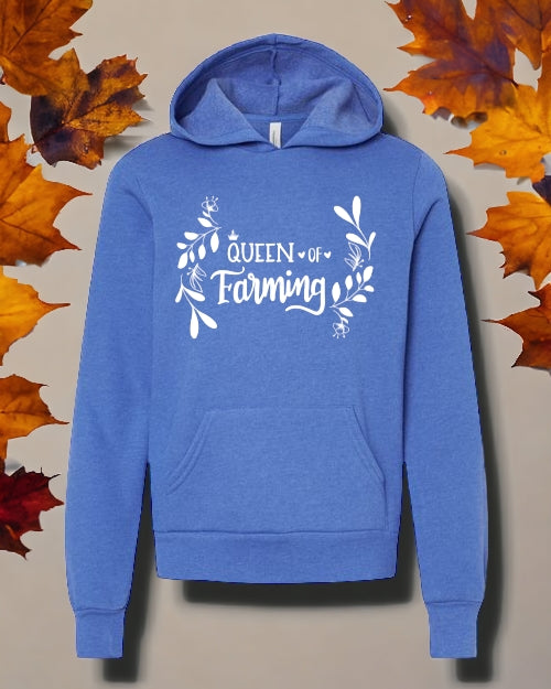 "Little" Queen of Farming HOODIE