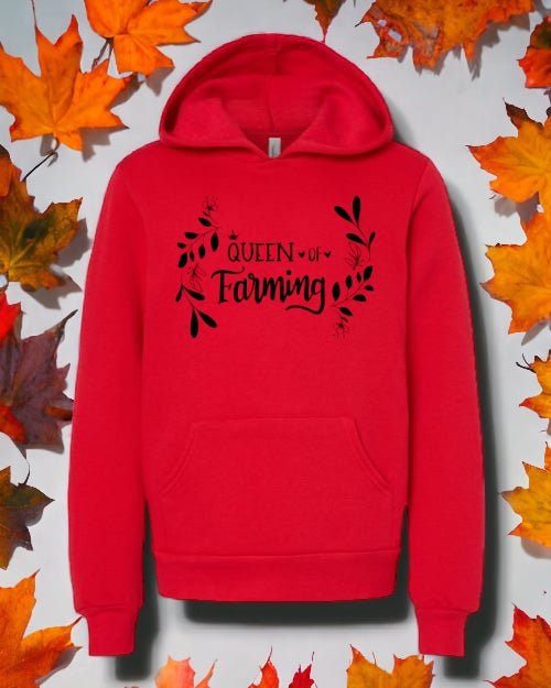 "Little" Queen of Farming HOODIE