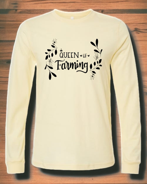 Queen of Farming LONG SLEEVE