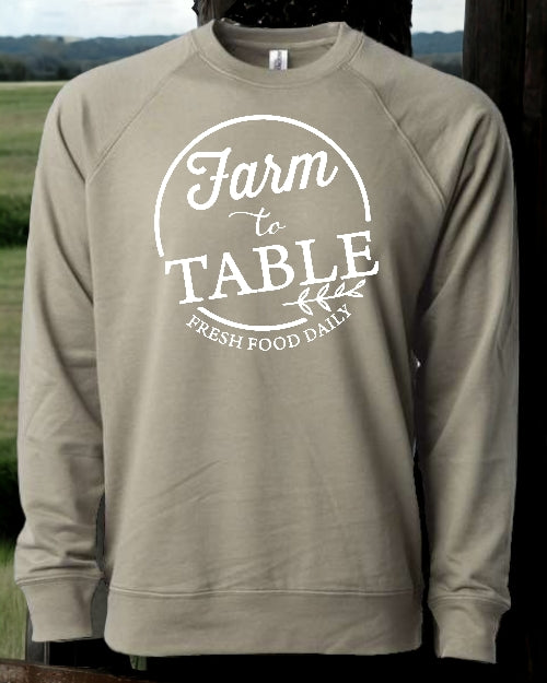 Farm to Table CREWNECK