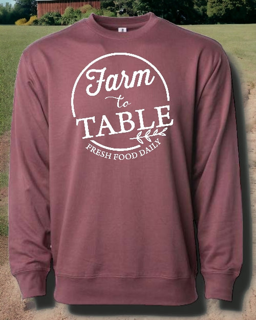 Farm to Table CREWNECK