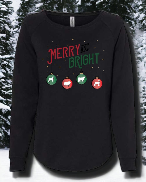 Merry and Bright Animal CREWNECK